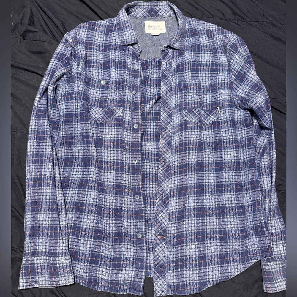 Men's Blue Reef Plaid Shirt